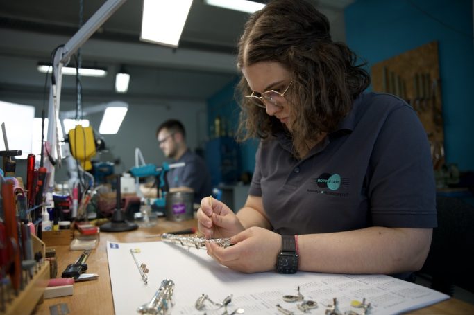 Generalüberholung einer Querflöte